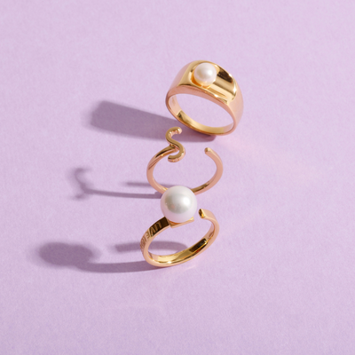 Pearl and Gemstone Rings