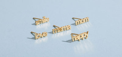 Inscribed Earrings