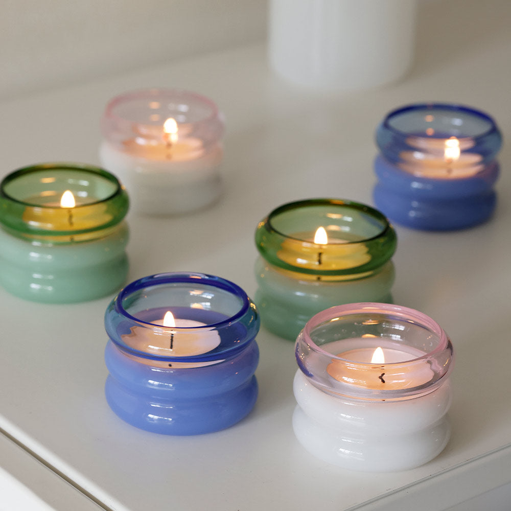 Bubble. Tealight holder (Set of 2 pcs)