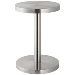 STORD Stool & Side Table – Small 45 cm, Stainless Steel