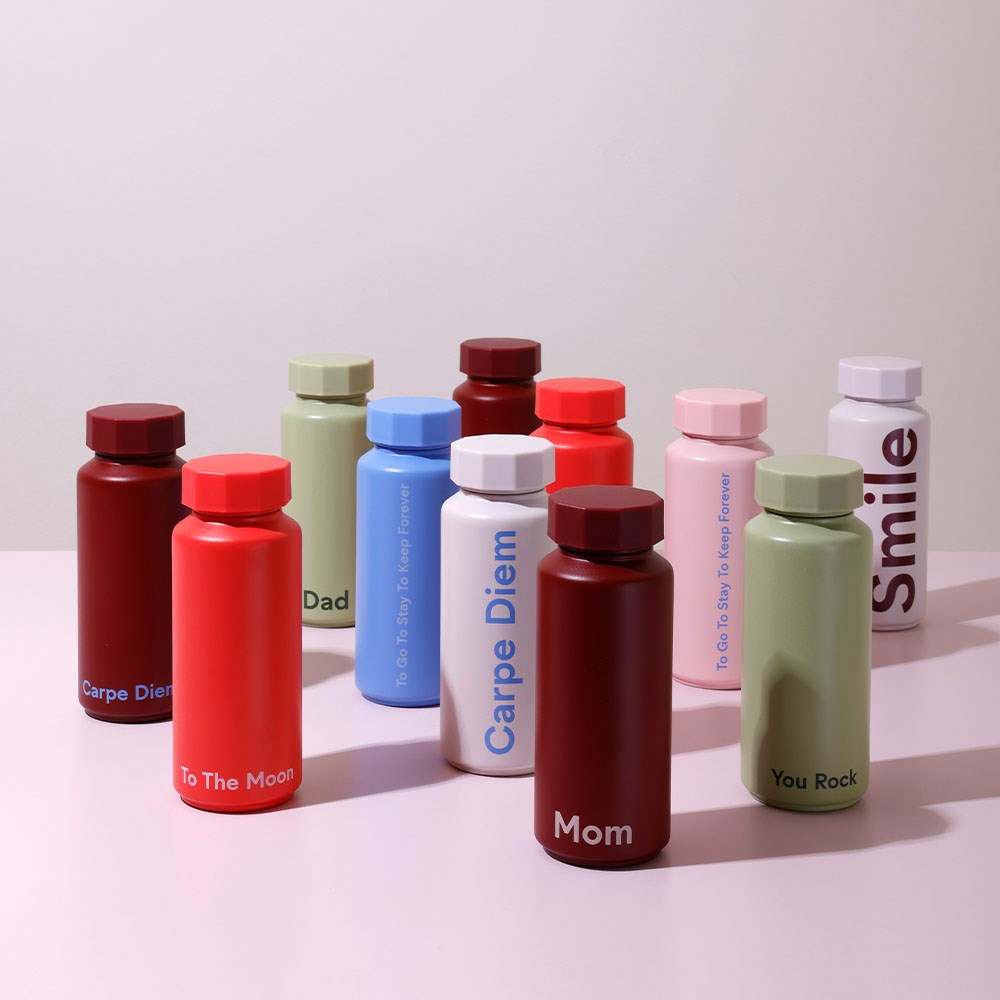 Thermo/Insulated Bottle Special Edition - burgundy mom