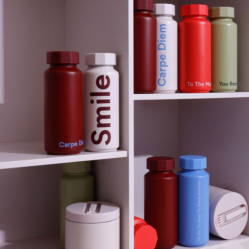 Thermo/Insulated Bottle Special Edition - blue to go to stay to keep forever