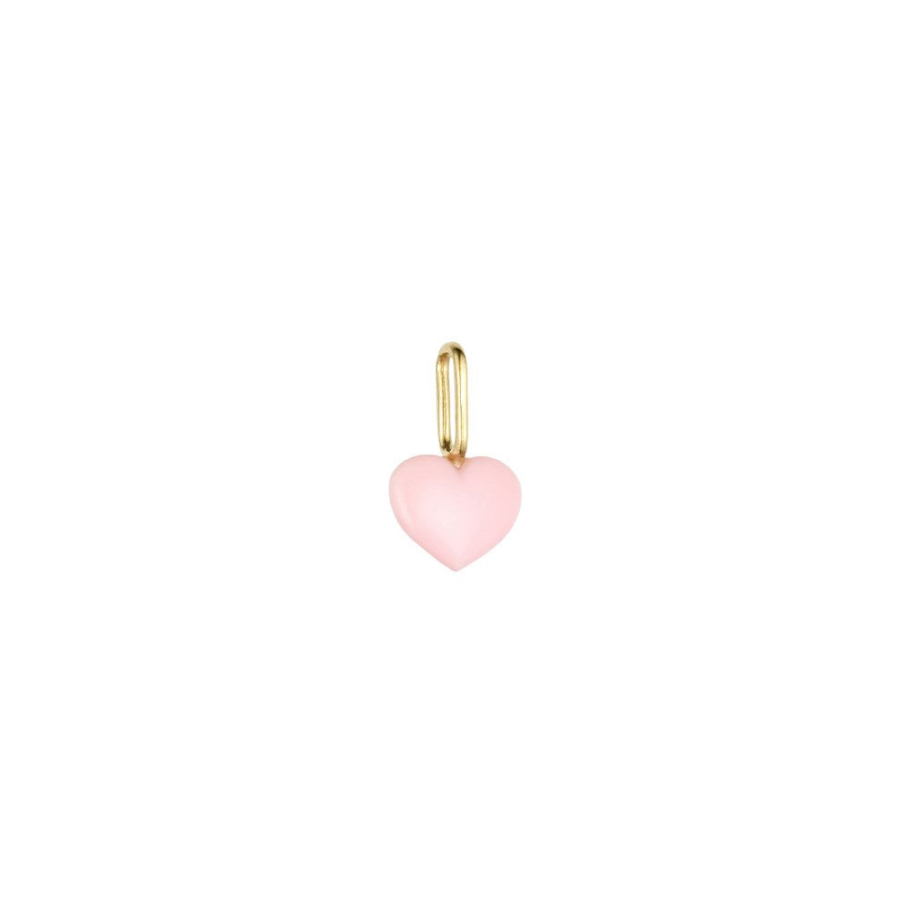 Close to my Heart. Enamel charm, gold plated
