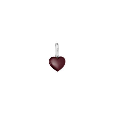 Close to my Heart. Enamel charm, silver