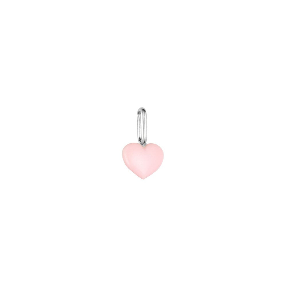 Close to my Heart. Enamel charm, silver
