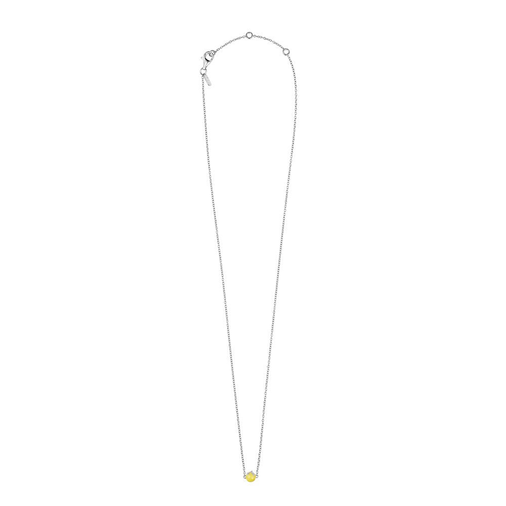 When life gives you lemons. Necklace, silver