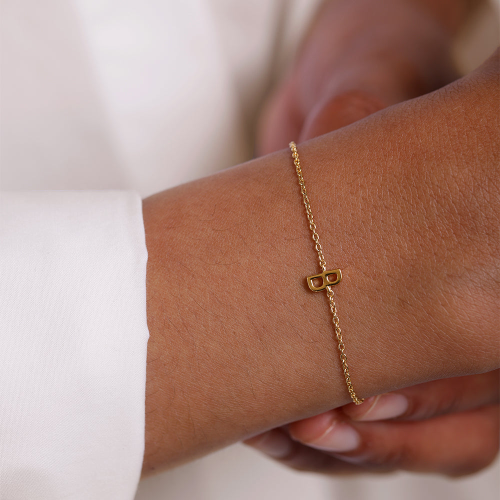 Archetype Bracelet - A-Z Gold plated