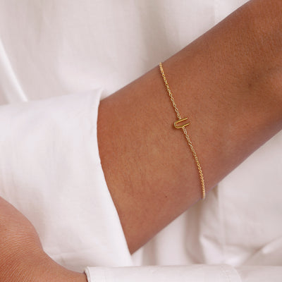 Archetype Bracelet - A-Z Gold plated