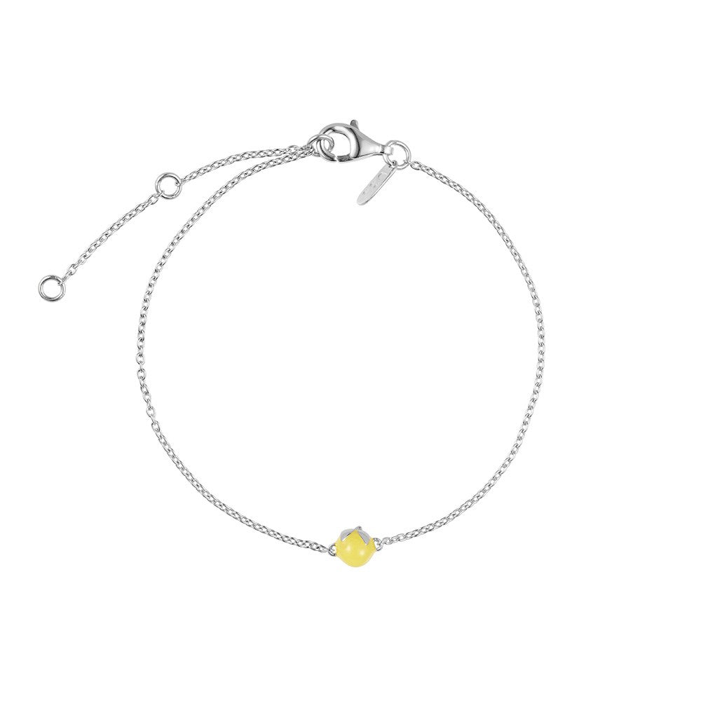 When life gives you lemons. Bracelet, silver