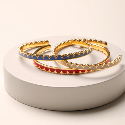 Lace bangle - Brass