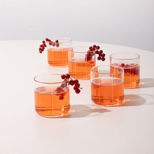 Pyjamas drinking glass (set of 4pcs)