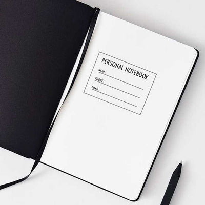 Exclusieve persoonlijke notebook A-Z