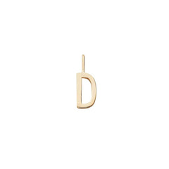 10mm Gold Letter Charm – Initial Necklace Pendant A–Z (18ct gold plated)