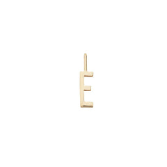 10mm Gold Letter Charm – Initial Necklace Pendant A–Z (18ct gold plated)