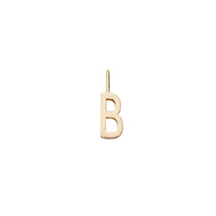 10mm Gold Letter Charm – Initial Necklace Pendant A–Z (18ct gold plated)