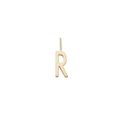 10mm Gold Letter Charm – Initial Necklace Pendant A–Z (18ct gold plated)