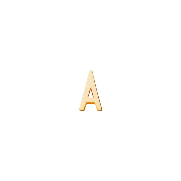 Earring Studs Archetypes A-Z (18k verguld)