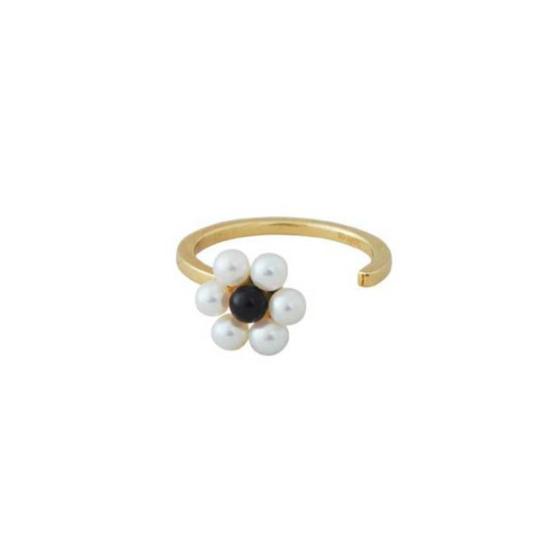 MyFlower Ring 10mm (18k verguld/Parel)