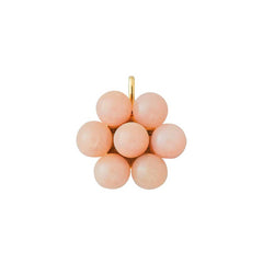 MyFlower Charm Monochrome 16mm (18K gold-plated)