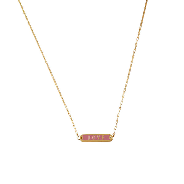 Word Candy Tag Necklace