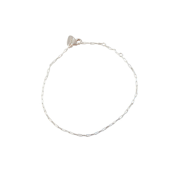 Square Link Bracelet (Silver)