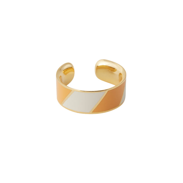 Big Striped Candy Ring (8mm)